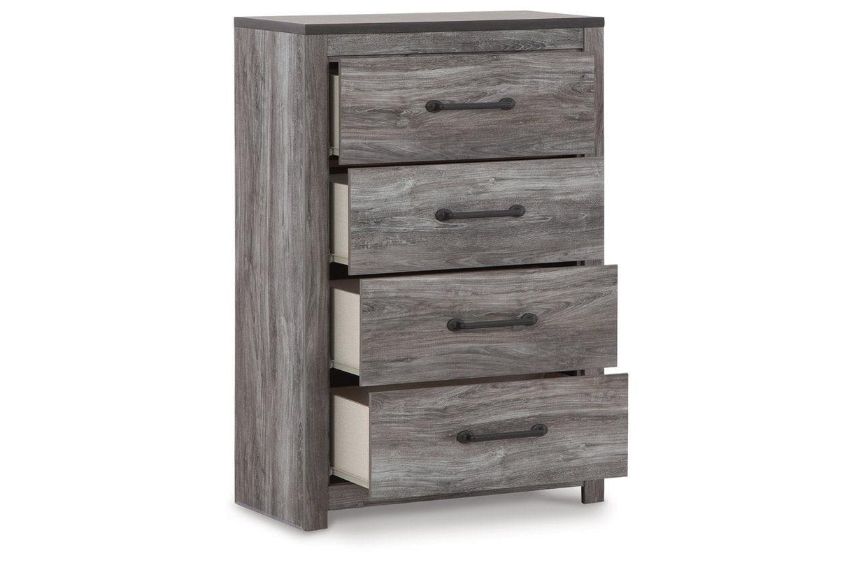 Bronyan Dark Gray Chest of Drawers by Ashley at Eve Furniture
