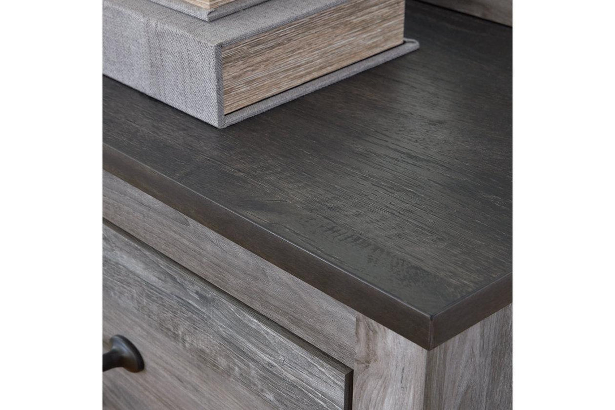 Bronyan Dark Gray Dresser by Ashley at Eve Furniture