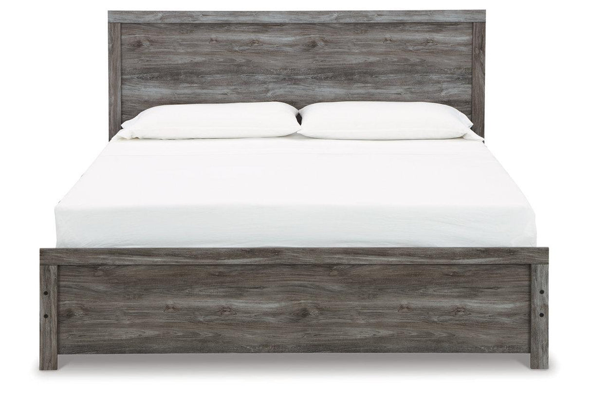 Bronyan Dark Gray King Panel Bed by Ashley at Eve Furniture