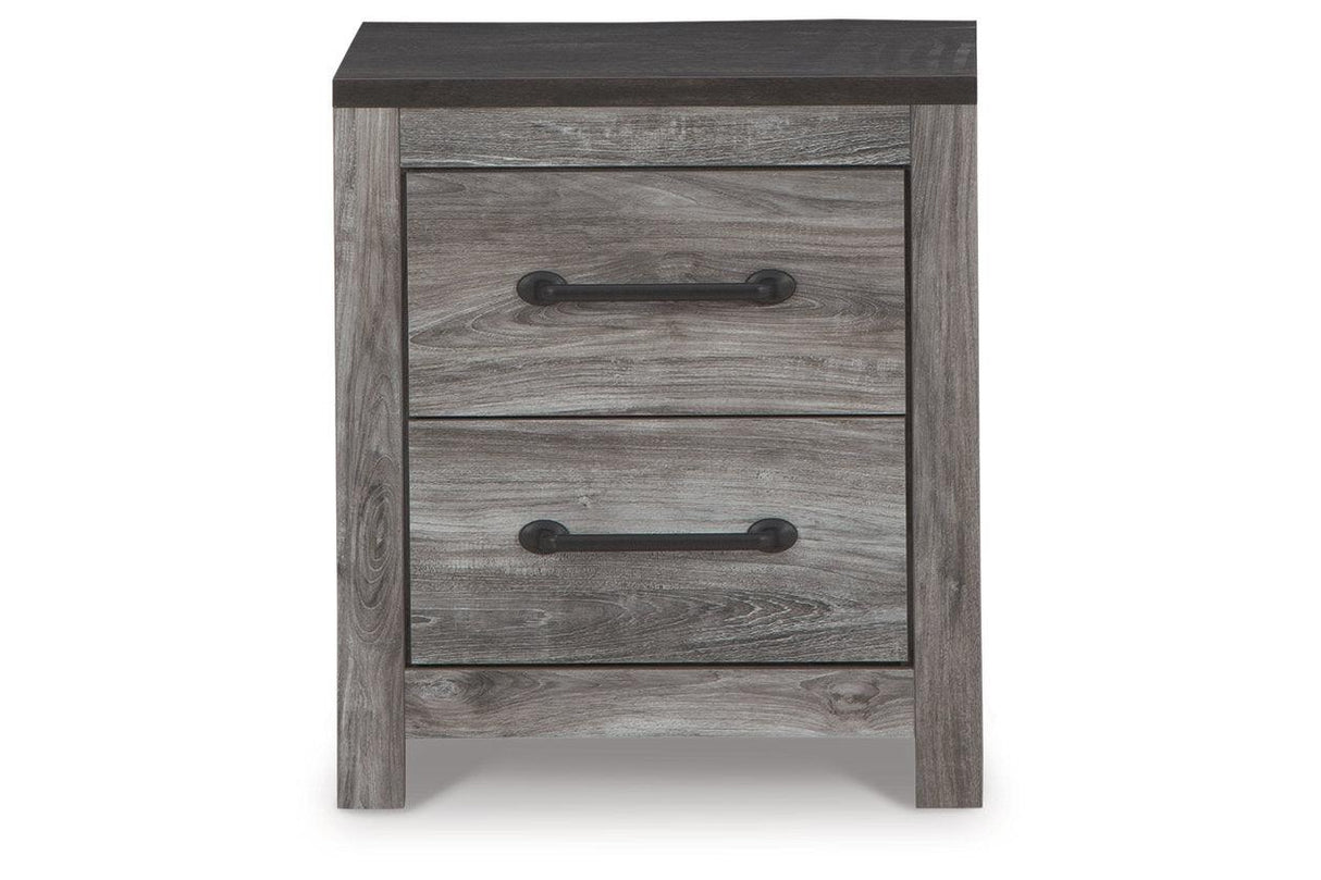 Bronyan Dark Gray Nightstand by Ashley at Eve Furniture