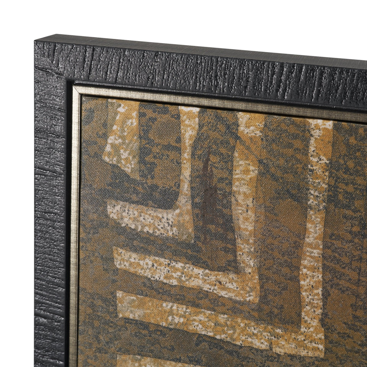 Bronze Geometry I by Mercana Studio Hand-Embellished Textured Framed Canvas Artwork by Mercana at Eve Furniture
