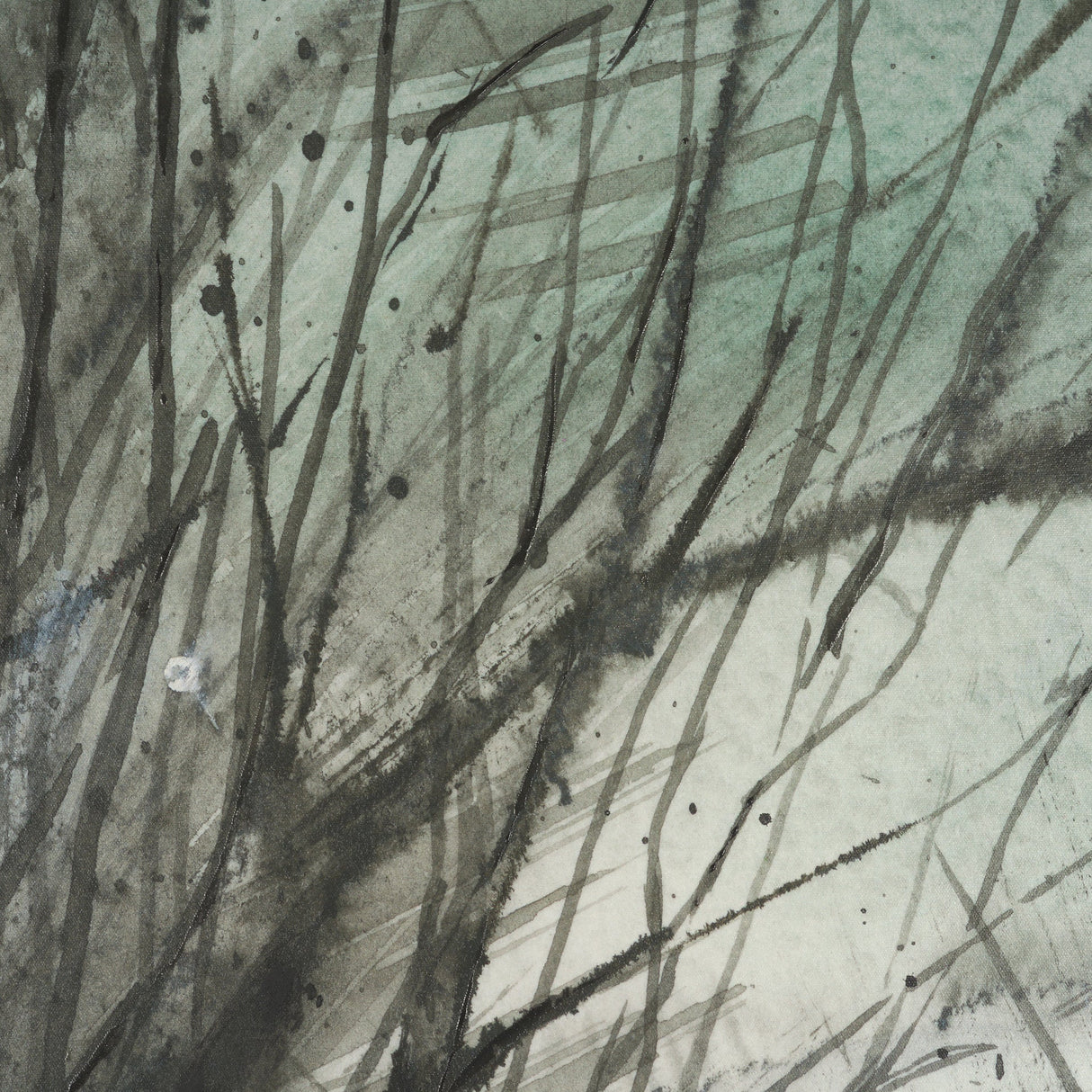 Brook and Willows I by Mercana Studio Hand-Embellished Textured Framed Canvas Artwork by Mercana at Eve Furniture