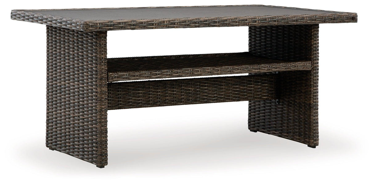 Brook Ranch Brown Outdoor Multi-use Table by Ashley at Eve Furniture