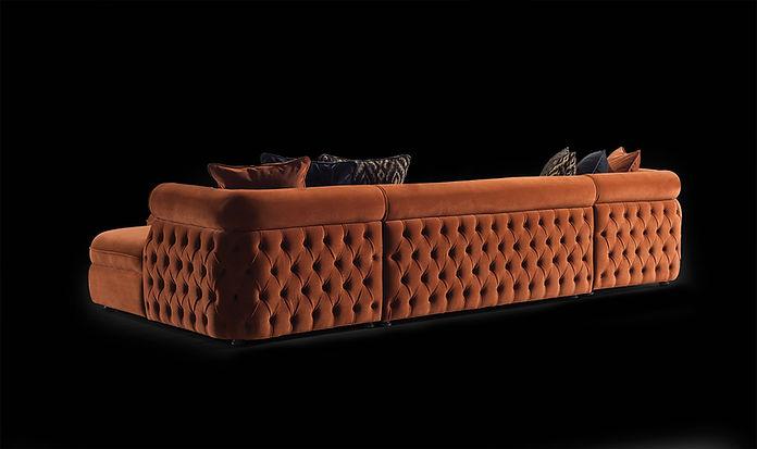 Brooklyn Orange Sectional by New Era Innovations at Eve Furniture