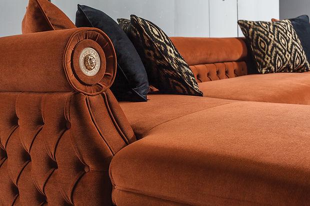 Brooklyn Orange Sectional by New Era Innovations at Eve Furniture