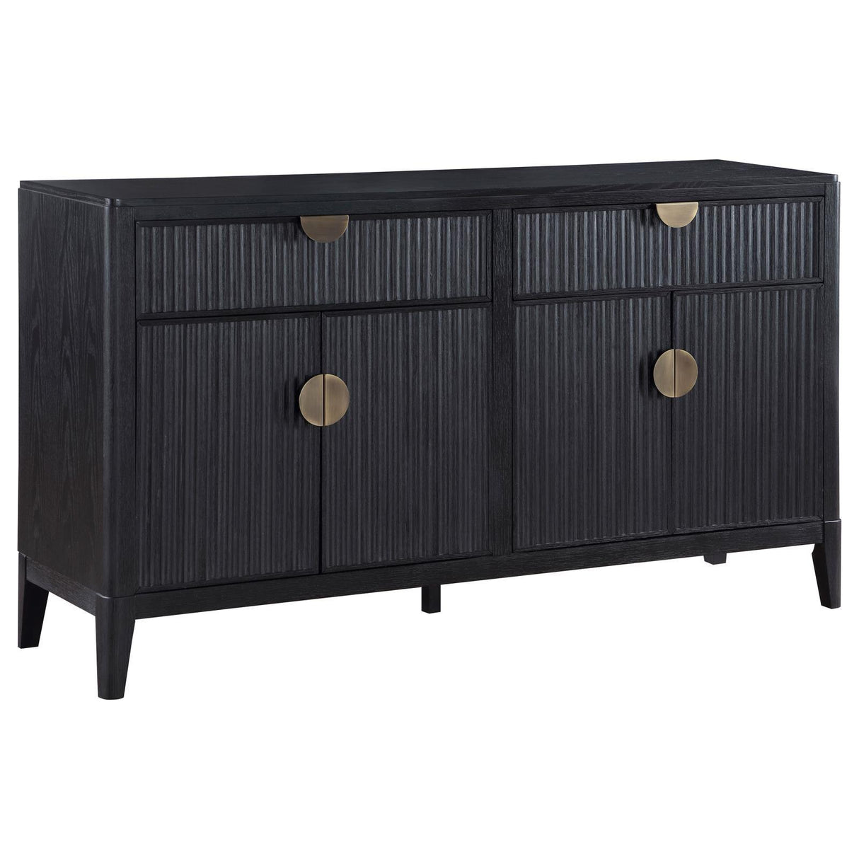 Brookmead Black 2-drawer Sideboard Buffet with Storage Cabinet by Coaster at Eve Furniture