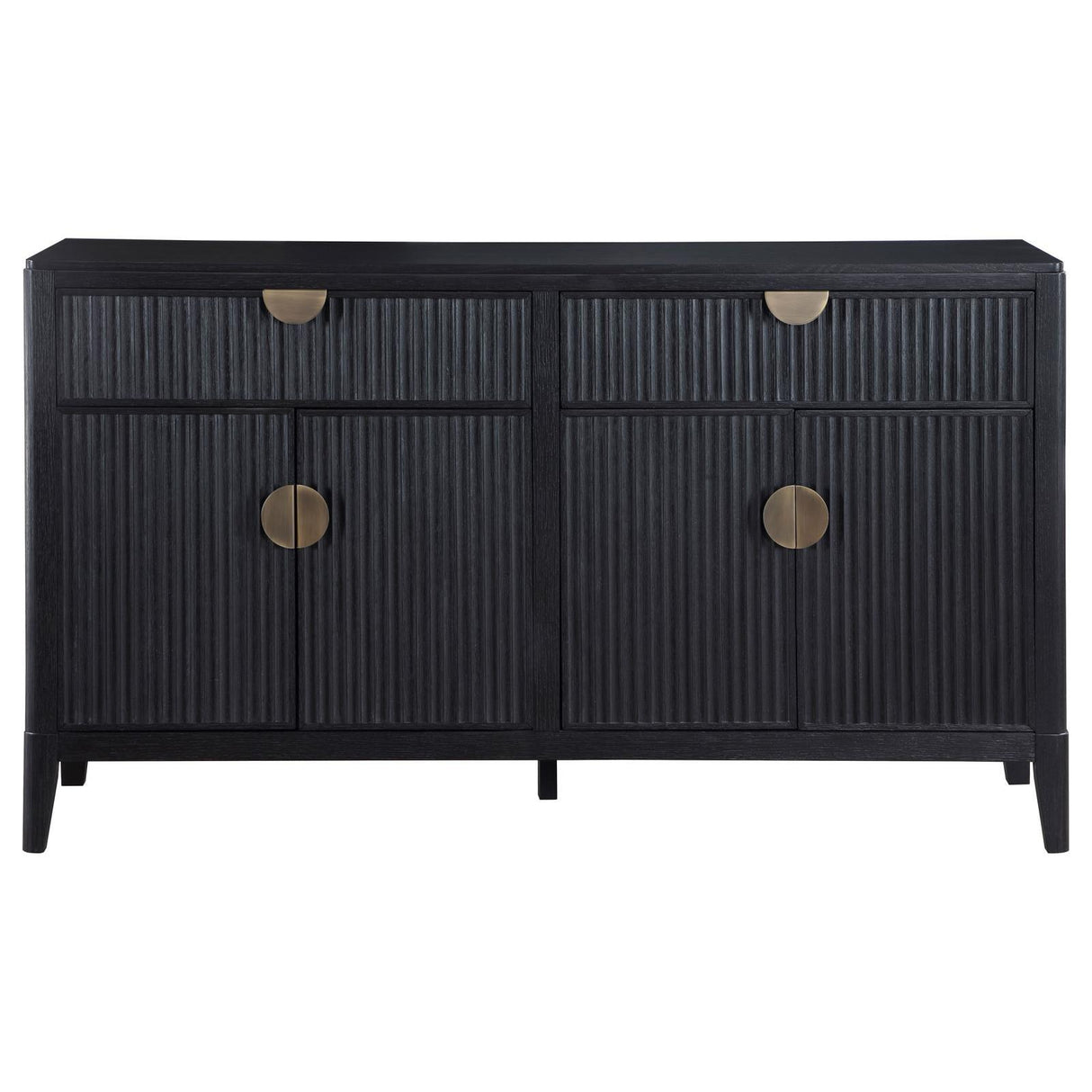 Brookmead Black 2-drawer Sideboard Buffet with Storage Cabinet by Coaster at Eve Furniture