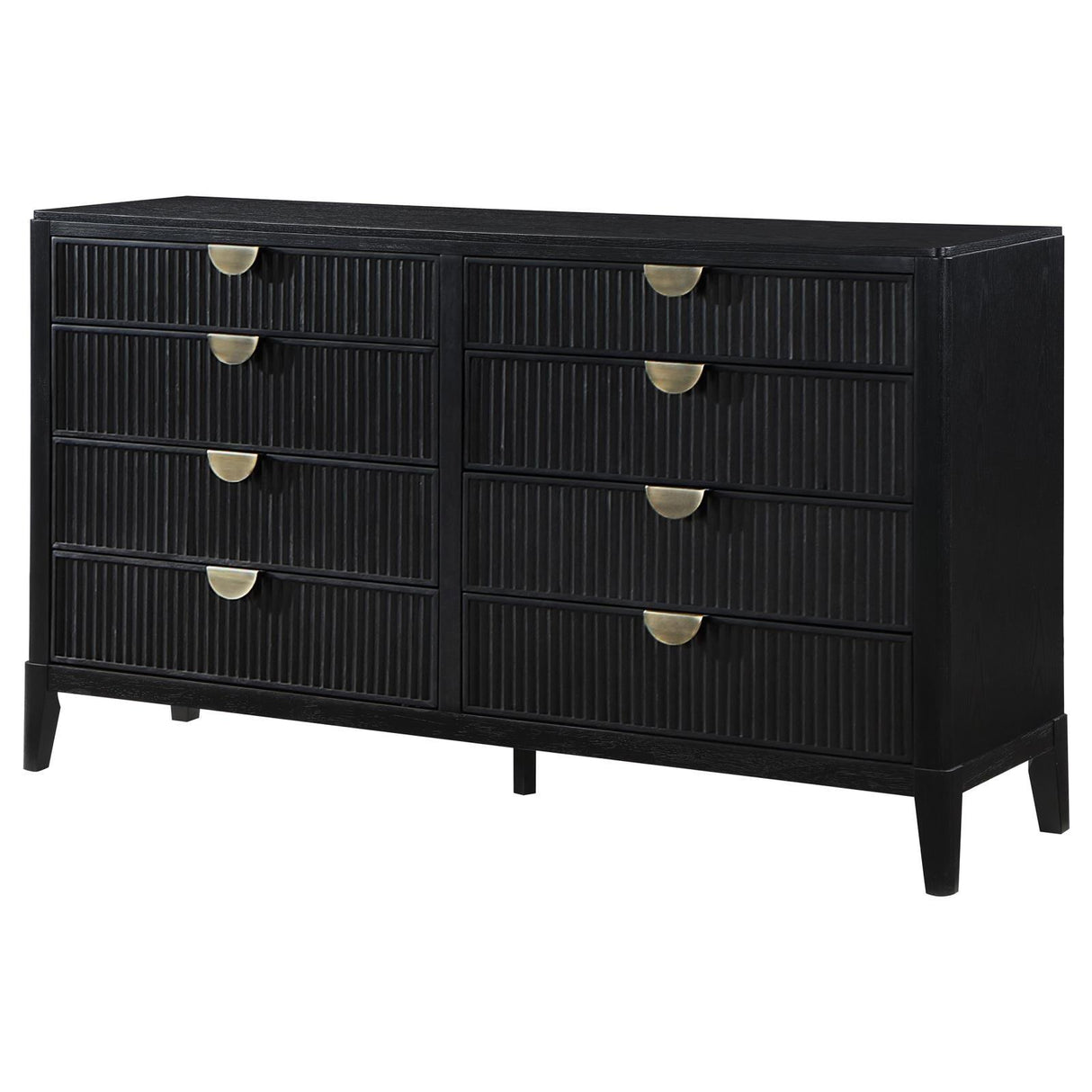 Brookmead Black 8-drawer Bedroom Dresser by Coaster at Eve Furniture