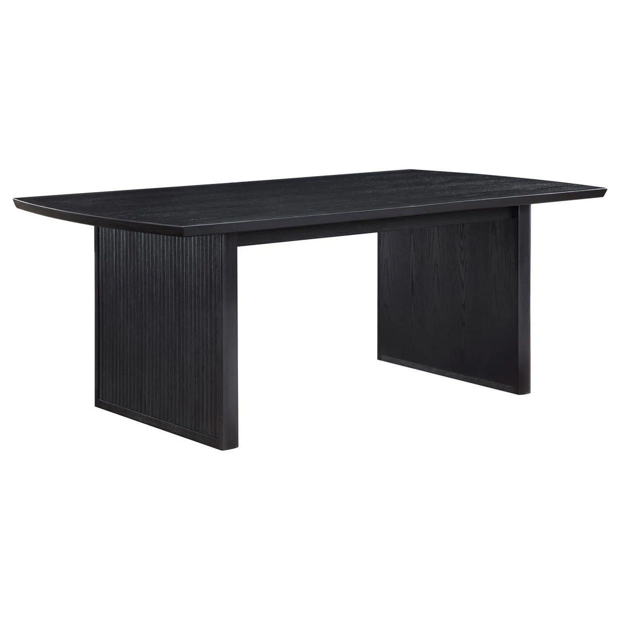 Brookmead Black Rectangular Dining Table with 18" Removable Extension Leaf by Coaster at Eve Furniture