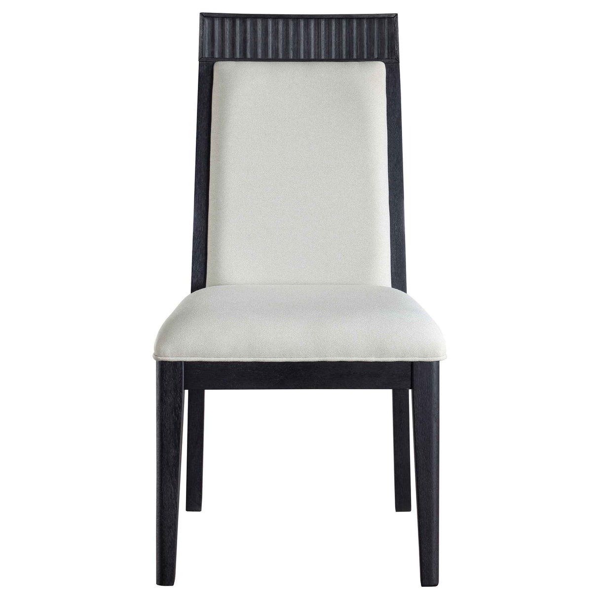 Brookmead Black/Ivory 5-piece Extension Leaf Dining Table Set by Coaster at Eve Furniture