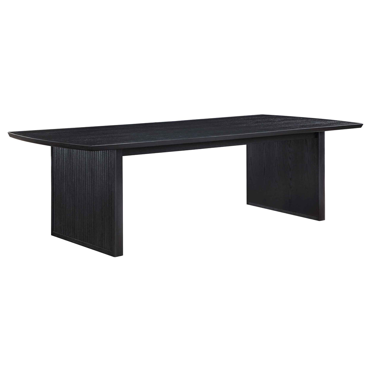 Brookmead Black/Ivory 7-piece Extension Leaf Dining Table Set by Coaster at Eve Furniture