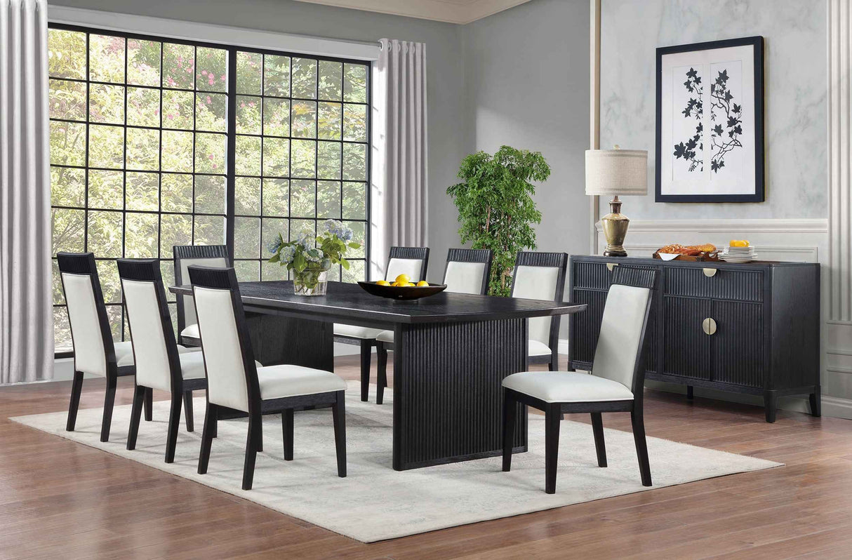 Brookmead Ivory/Black Dining Side Chair (Set of 2) by Coaster at Eve Furniture