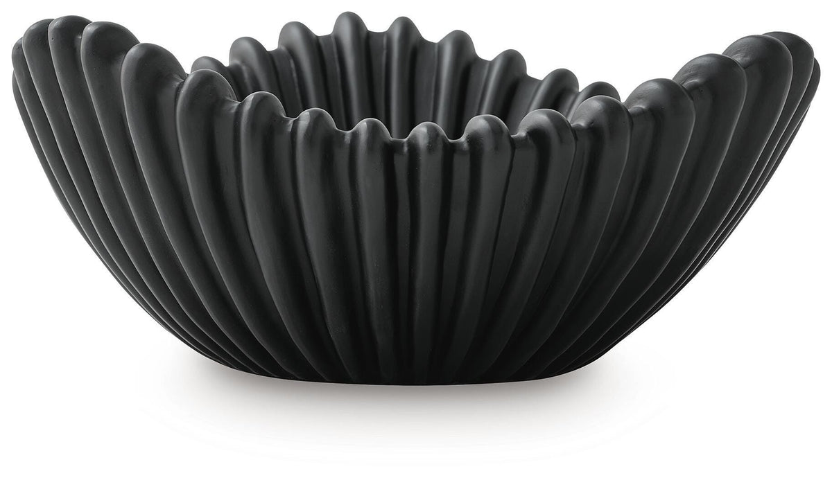 Browman Black Bowl by Ashley at Eve Furniture