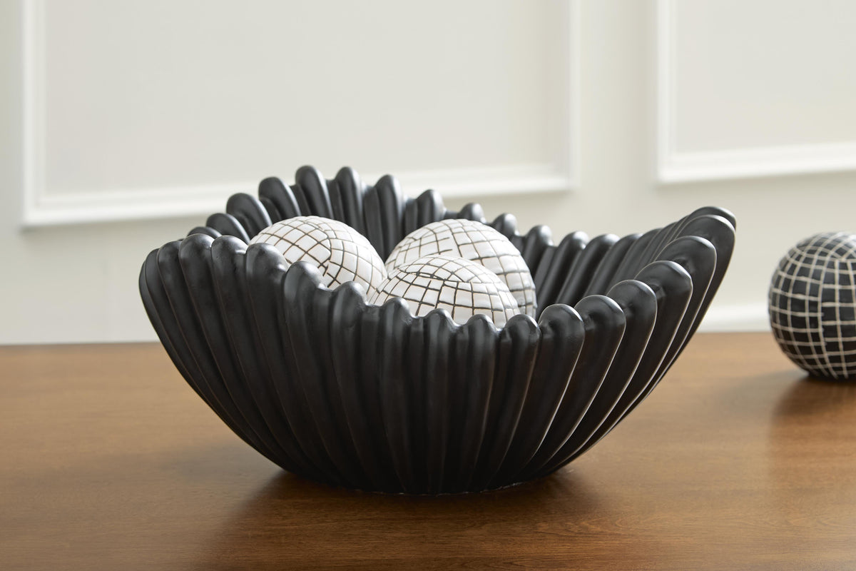 Browman Black Bowl by Ashley at Eve Furniture