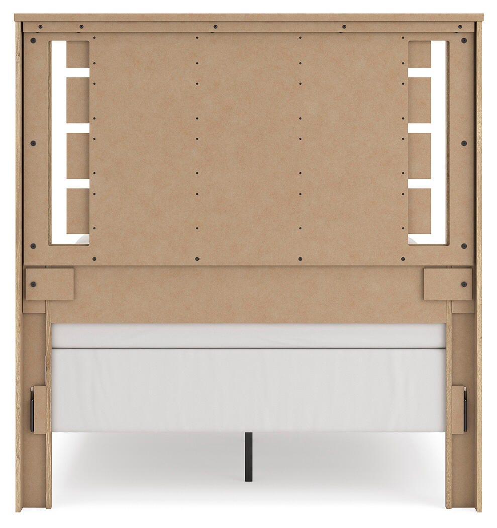 Brozmont Tan Full Panel Bed by Ashley at Eve Furniture