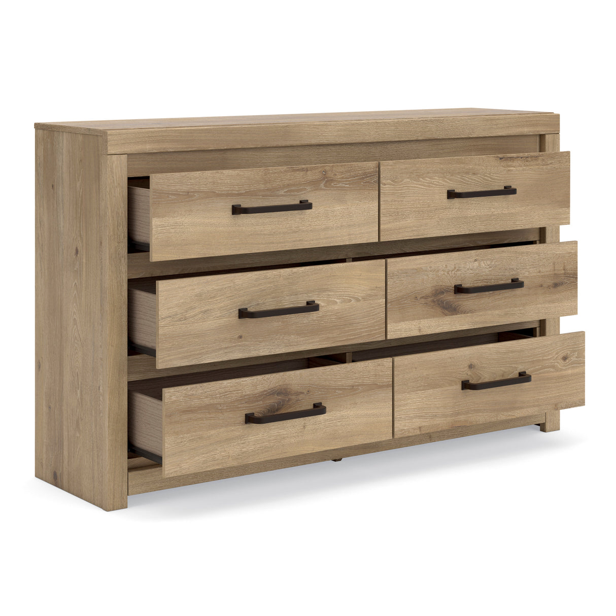 Brozmont Tan Panel Bedroom Set by Ashley at Eve Furniture