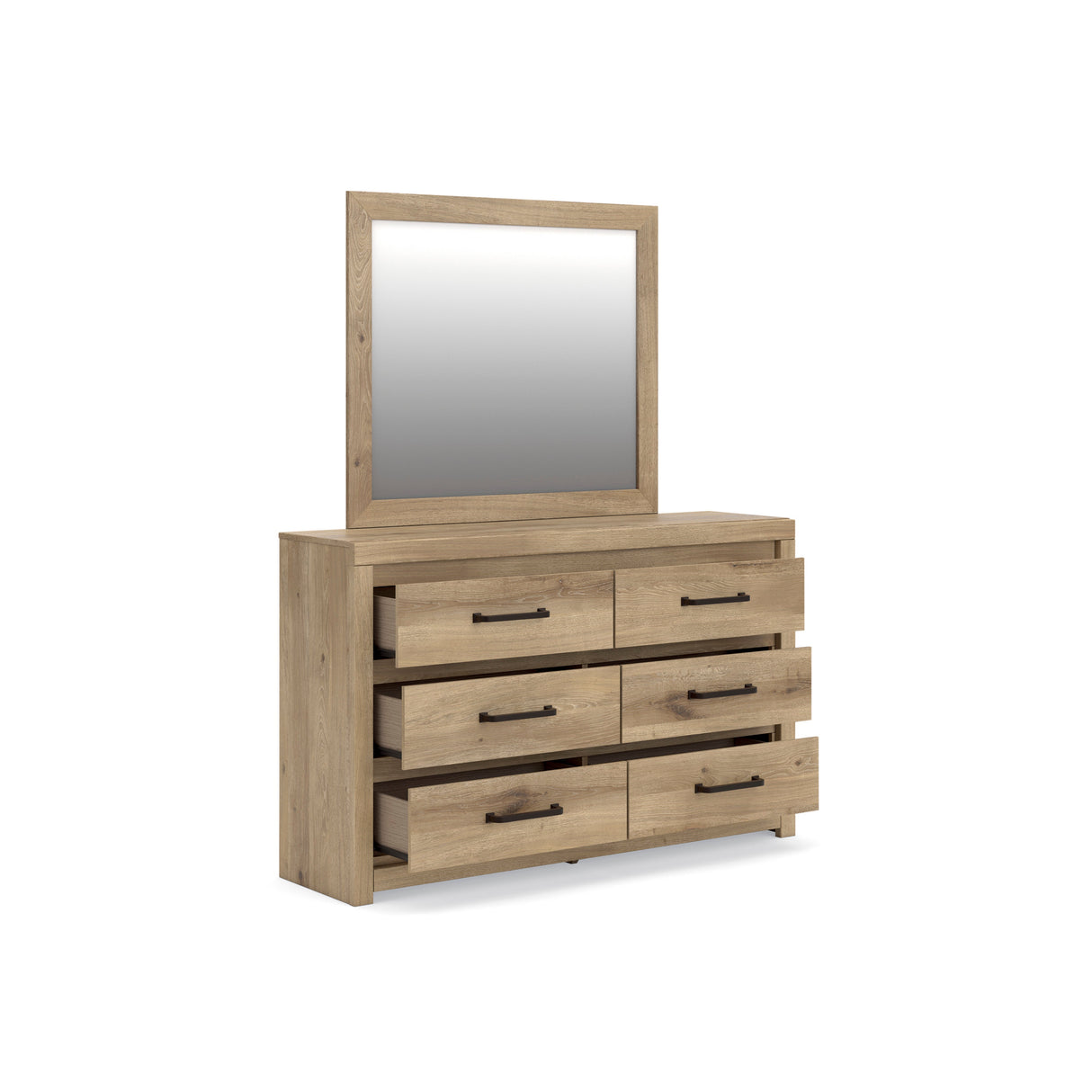Brozmont Tan Panel Bedroom Set by Ashley at Eve Furniture