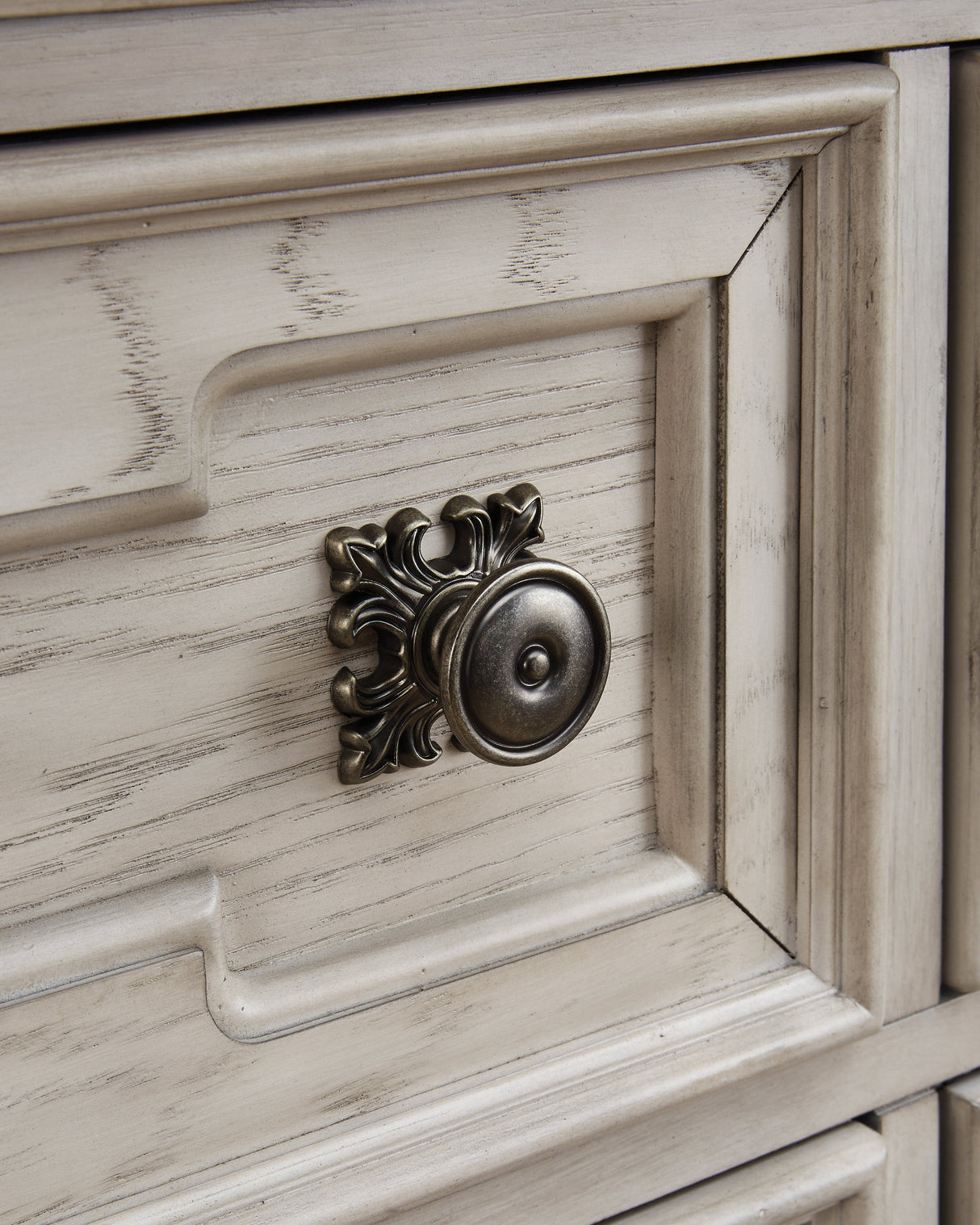 Bruchandi Antique White Chest of Drawers by Ashley at Eve Furniture