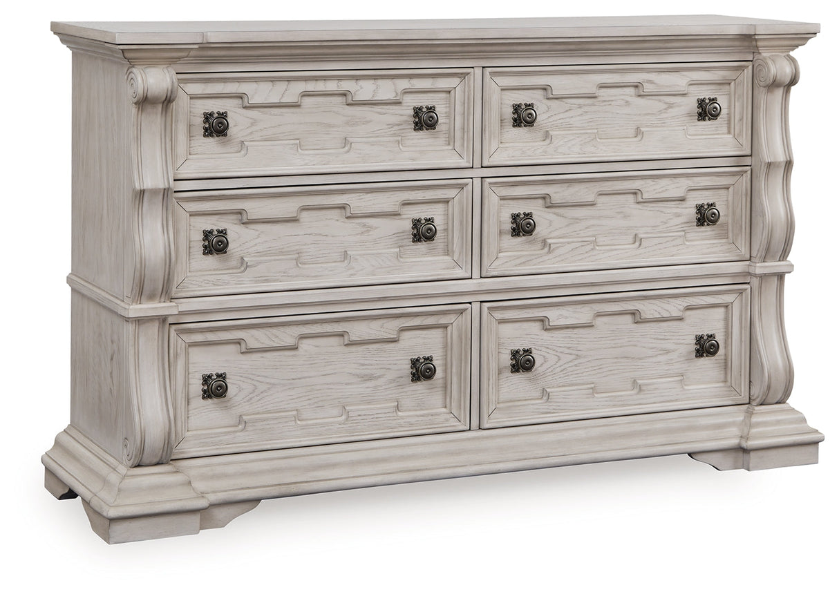 Bruchandi Antique White Dresser by Ashley at Eve Furniture