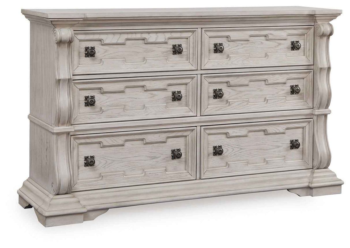 Bruchandi Antique White Dresser by Ashley at Eve Furniture