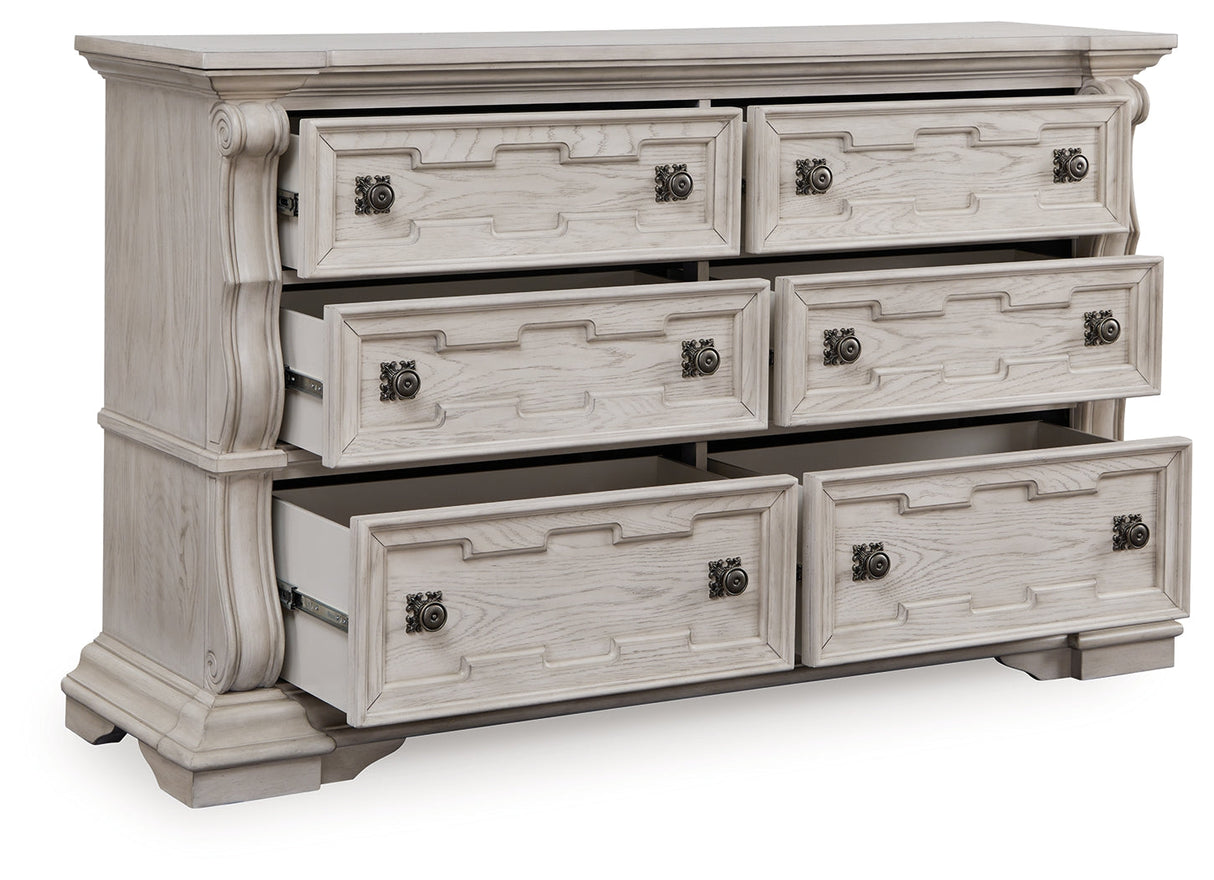 Bruchandi Antique White Dresser by Ashley at Eve Furniture