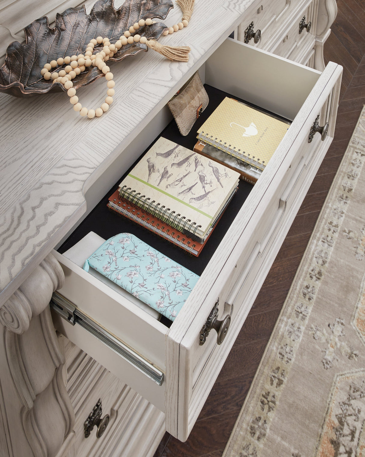 Bruchandi Antique White Dresser by Ashley at Eve Furniture
