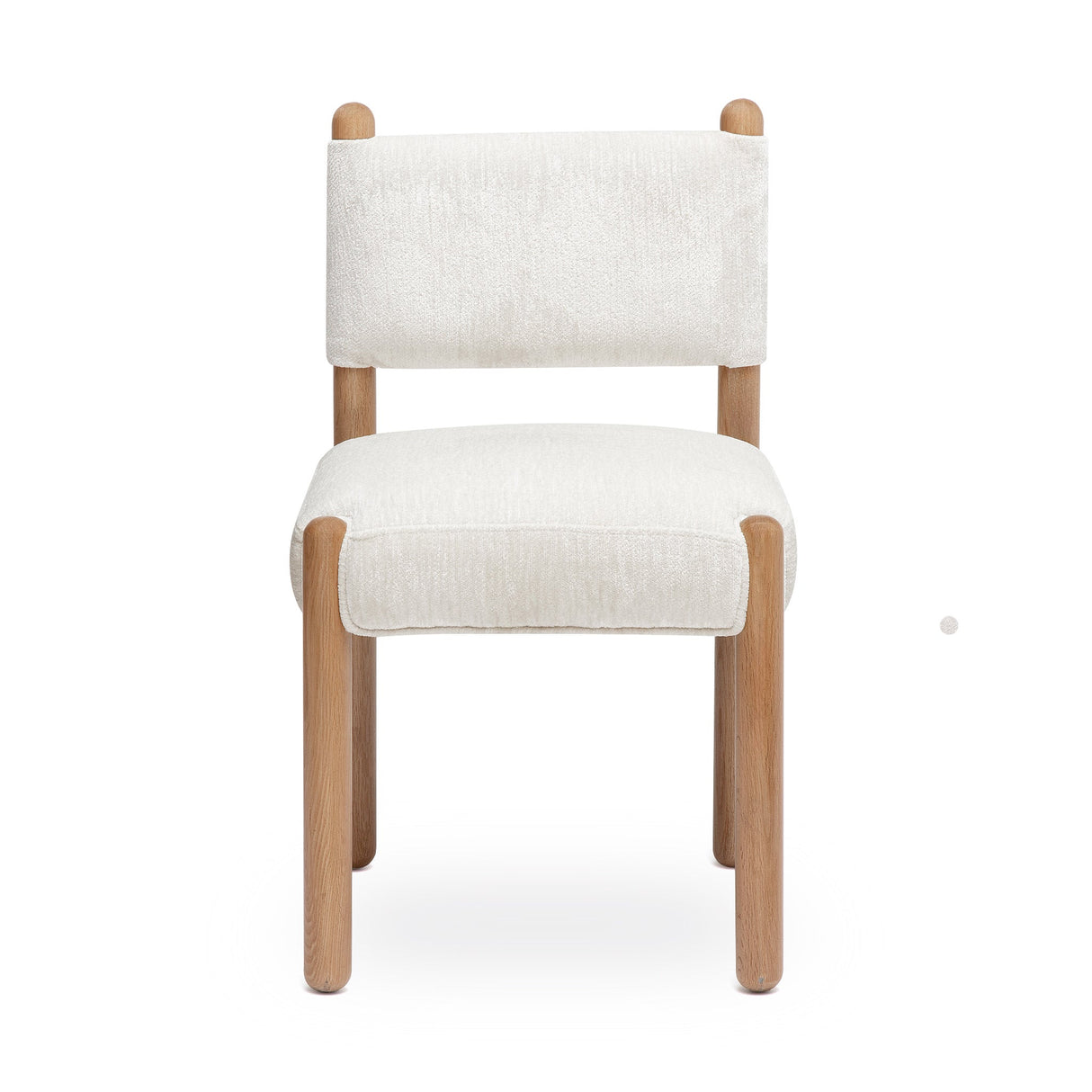 Bruno Thick Performance Chenille Straight Back Dining Chair