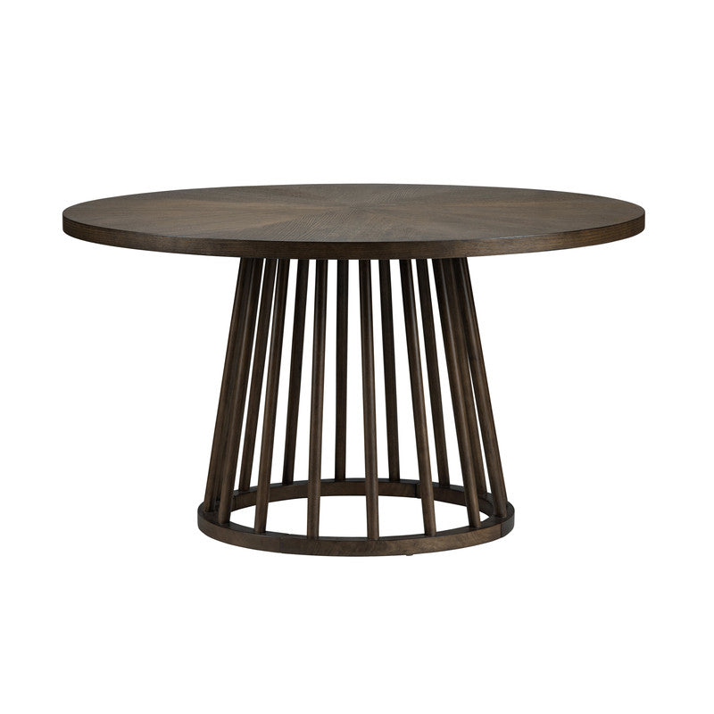 Brunswick Brown Round Dining Table by Crestview at Eve Furniture