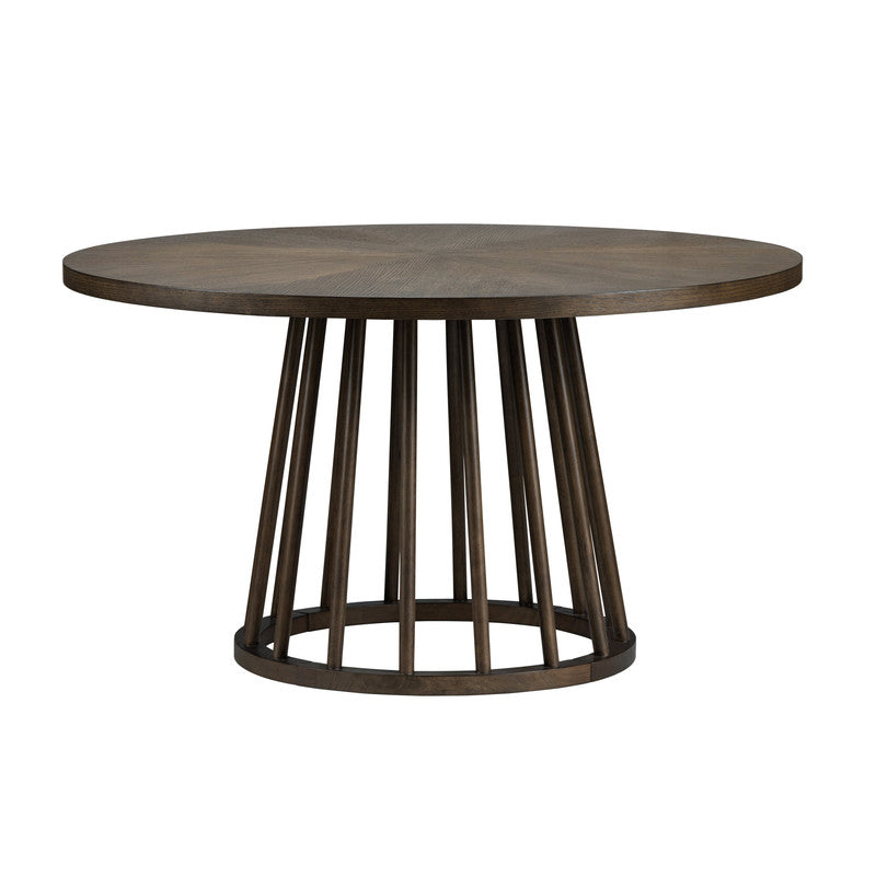 Brunswick Brown Round Dining Table by Crestview at Eve Furniture