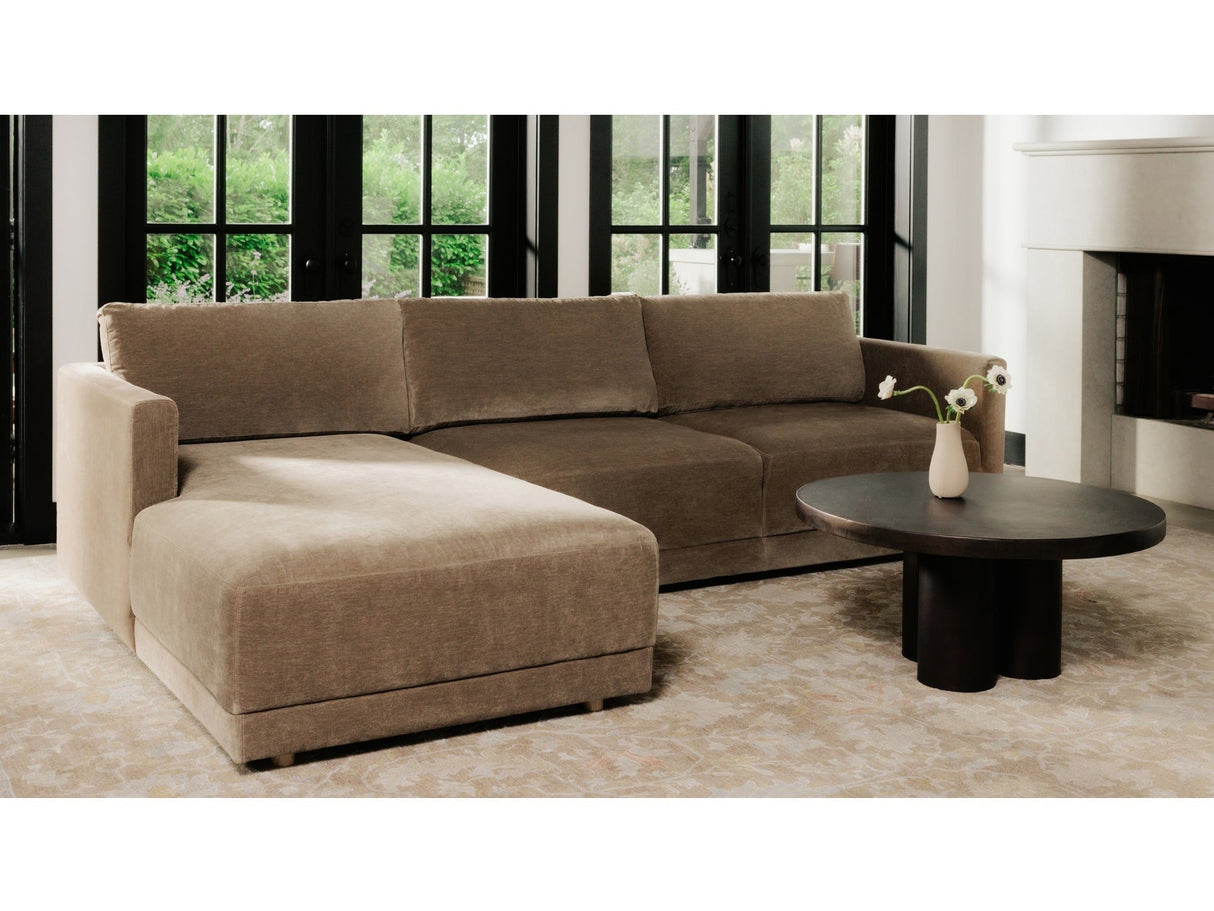 Bryn Camel Left Sectional by Moe's Home at Eve Furniture