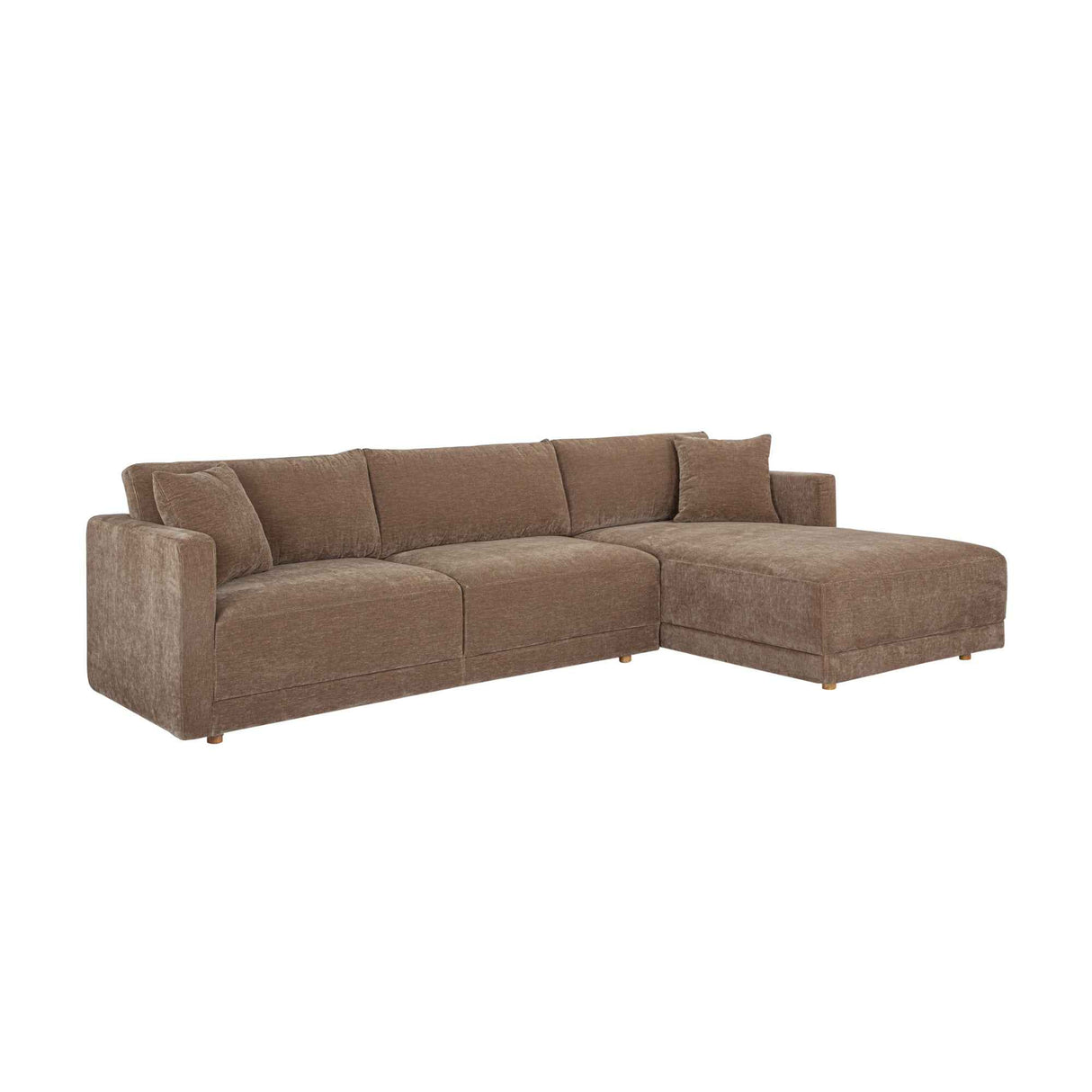 Bryn Camel Right Sectional by Moe's Home at Eve Furniture