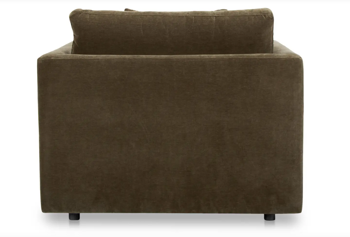 Bryn Chaise Heritage Cedar Green by Moe's Home at Eve Furniture