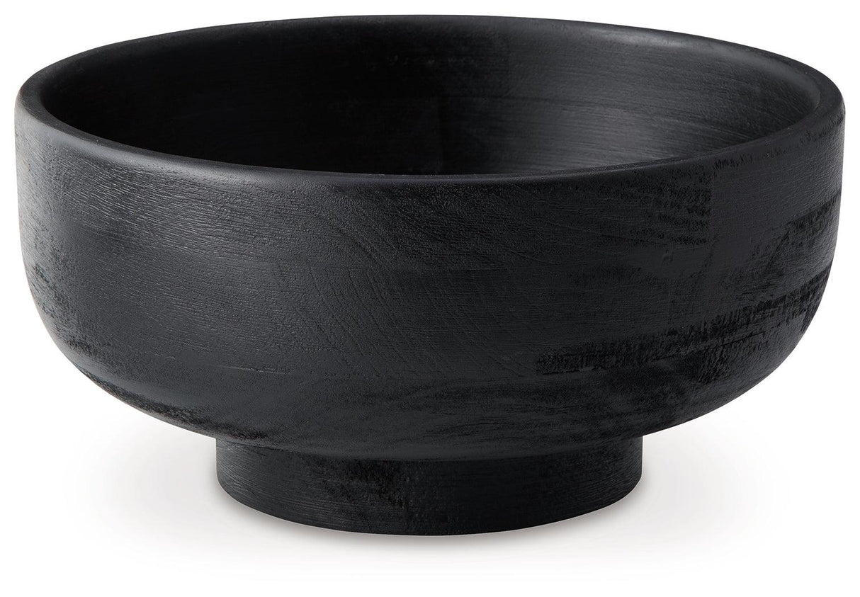 Brynnington Black Bowl by Ashley at Eve Furniture
