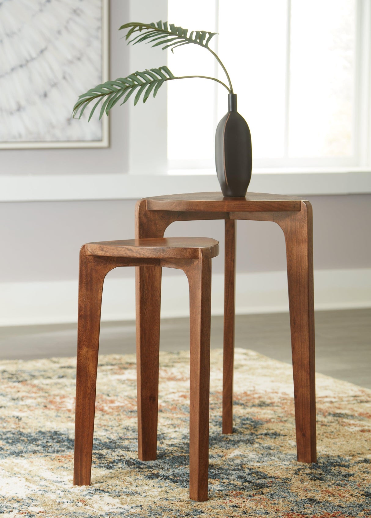 Brynnleigh Medium Brown Accent Table by Ashley at Eve Furniture