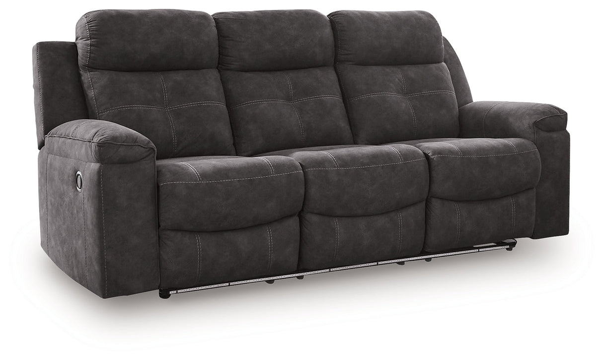 Brysonview Charcoal Reclining Sofa by Ashley at Eve Furniture