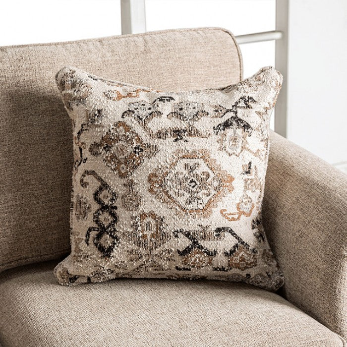 Buckhurst Taupe Upholstery Living Room Set by Furniture of America at Eve Furniture