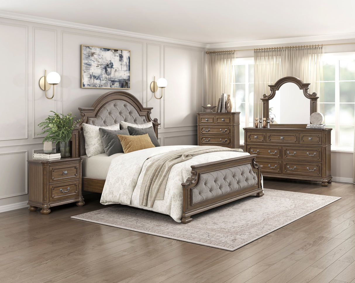 Buckingham Brown Dresser by Homelegance at Eve Furniture