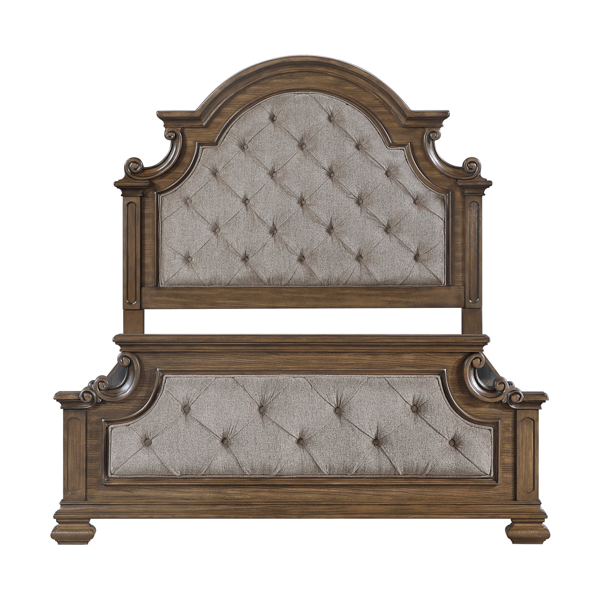Buckingham Brown Queen Bed by Homelegance at Eve Furniture