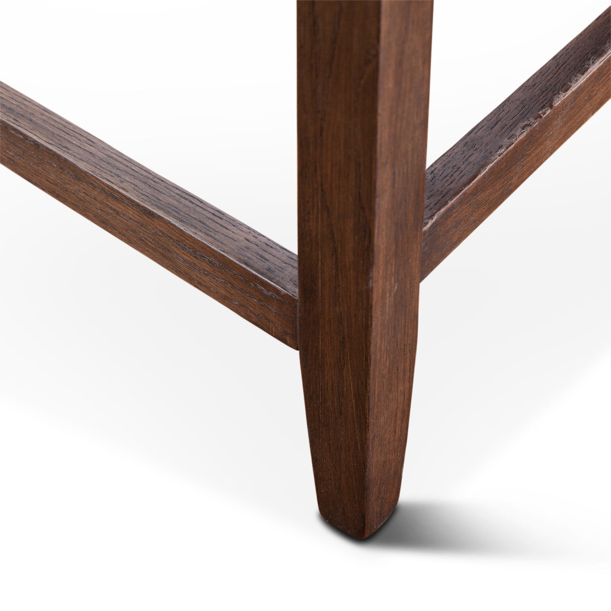 Buddy 20" Counter Chair in Tan Leather with Matte Brown Legs by Home Trends & Design at Eve Furniture