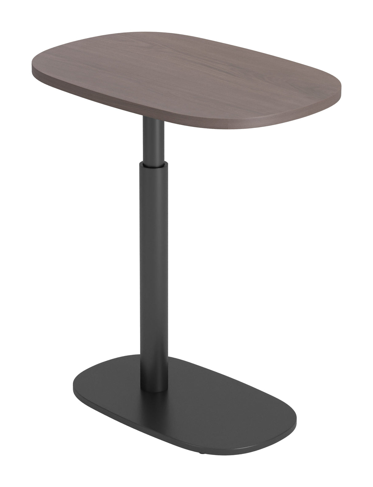 Buddy Gray Adjustable Rotating Side Table by Zuomod at Eve Furniture