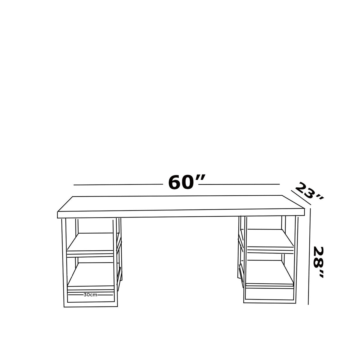 Buket Study Desk by Furnia at Eve Furniture