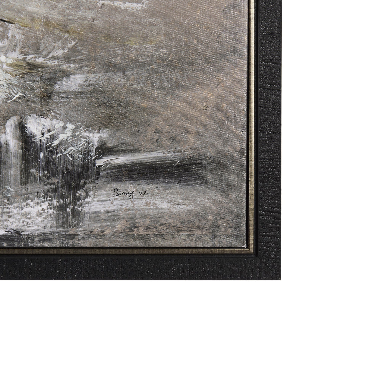 Bull by Mercana Studio a Hand Embellished Textured Framed Canvas by Mercana at Eve Furniture