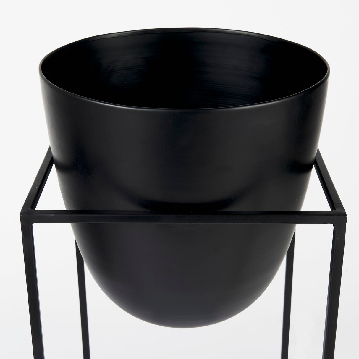 Bumble (Set of 2) 12L x 12W x 32H Black Plant Stands by Mercana at Eve Furniture