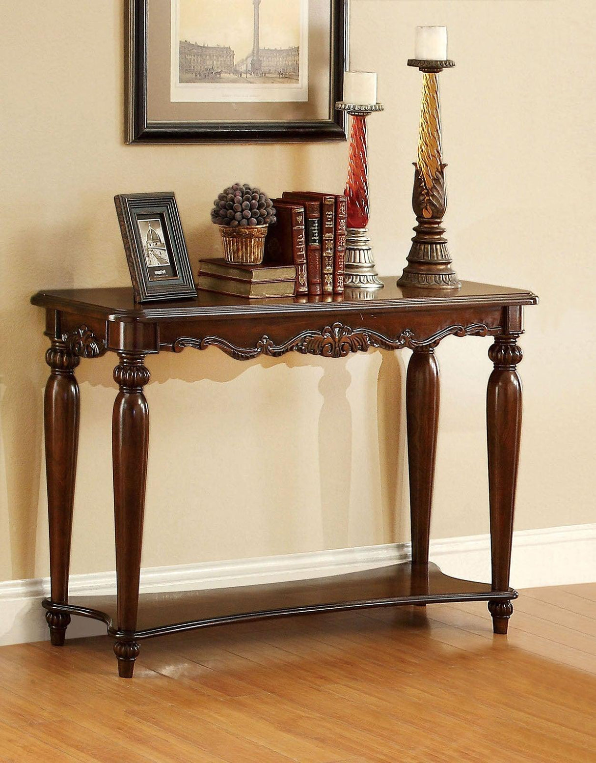 Bunbury Cherry Sofa Table by Furniture of America at Eve Furniture