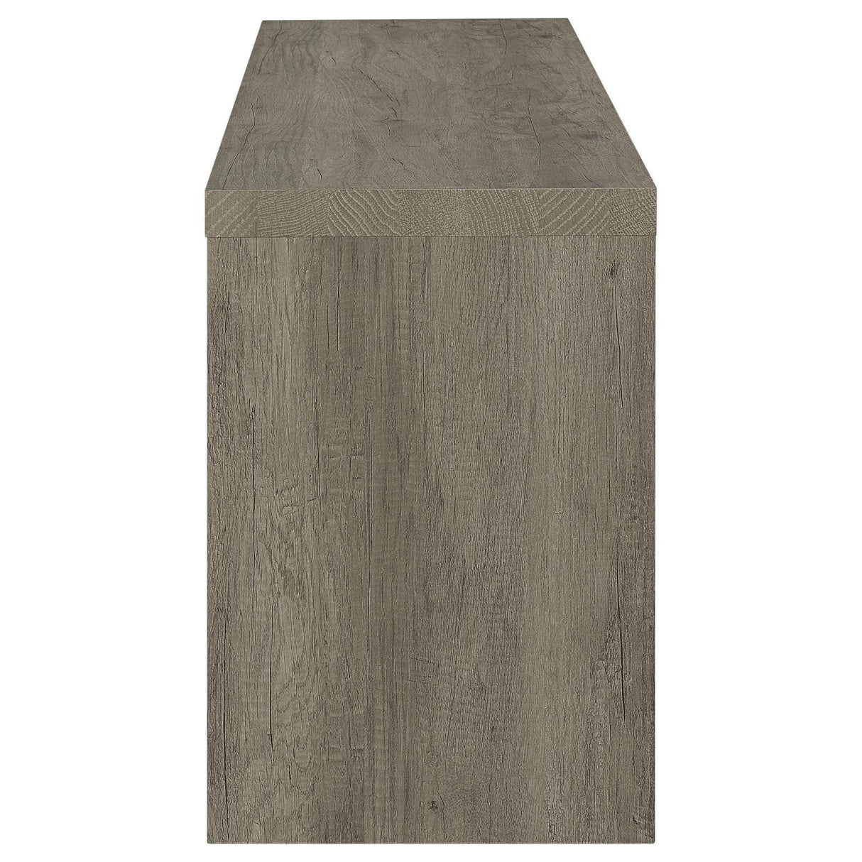 Burke Gray Driftwood 2-Drawer TV Console by Coaster at Eve Furniture