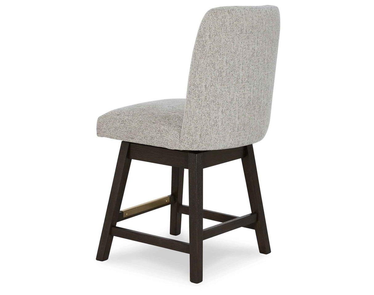 Burkhaus Dark Brown Counter Height Set with Server by Ashley at Eve Furniture
