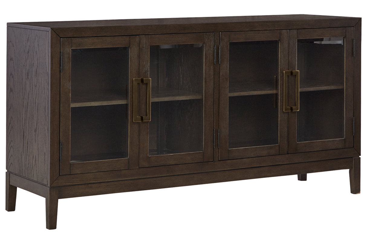 Burkhaus Dark Brown Dining Server by Ashley at Eve Furniture