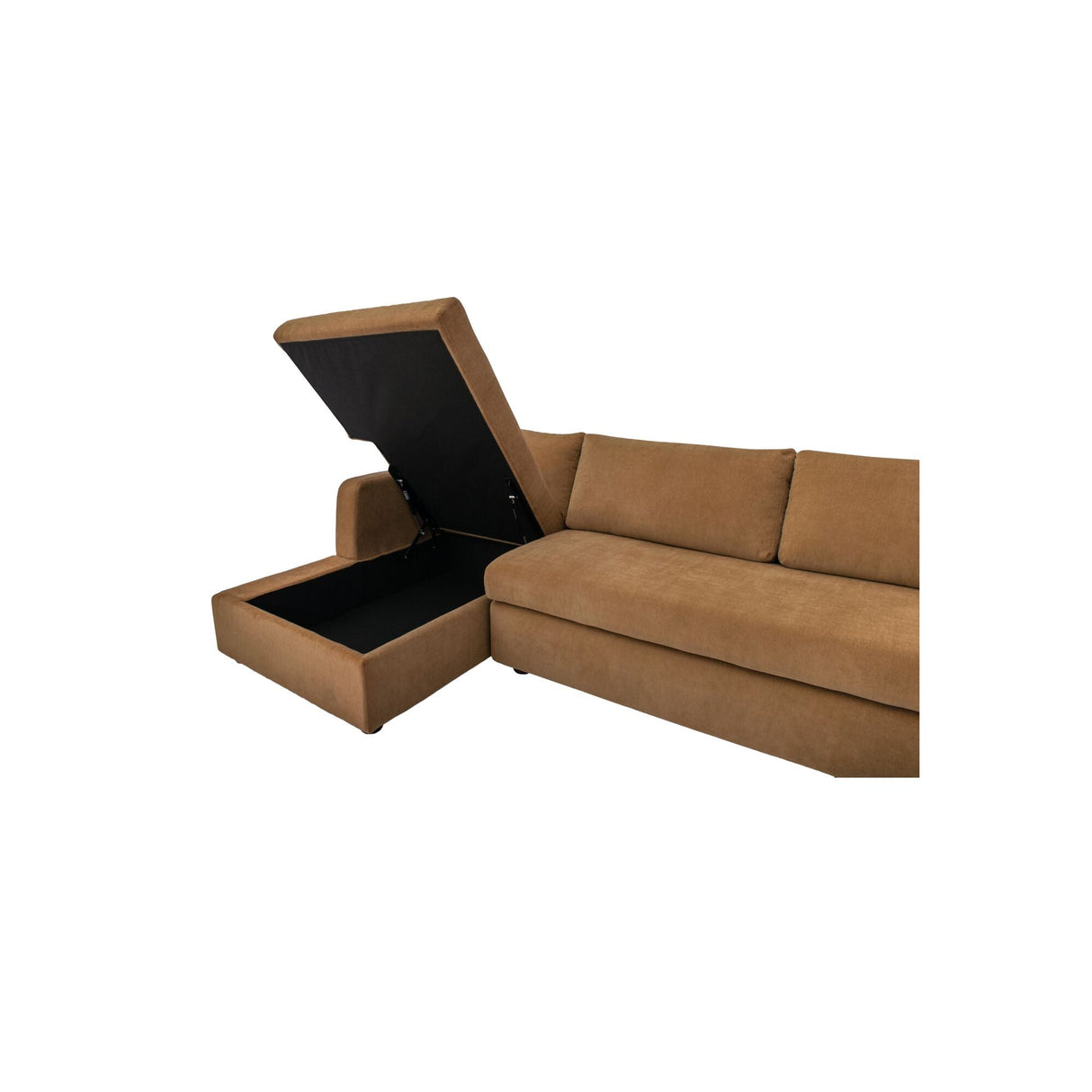 Burrow Ginger Sleeper Sectional With Left Storage Chaise by Moe's Home at Eve Furniture