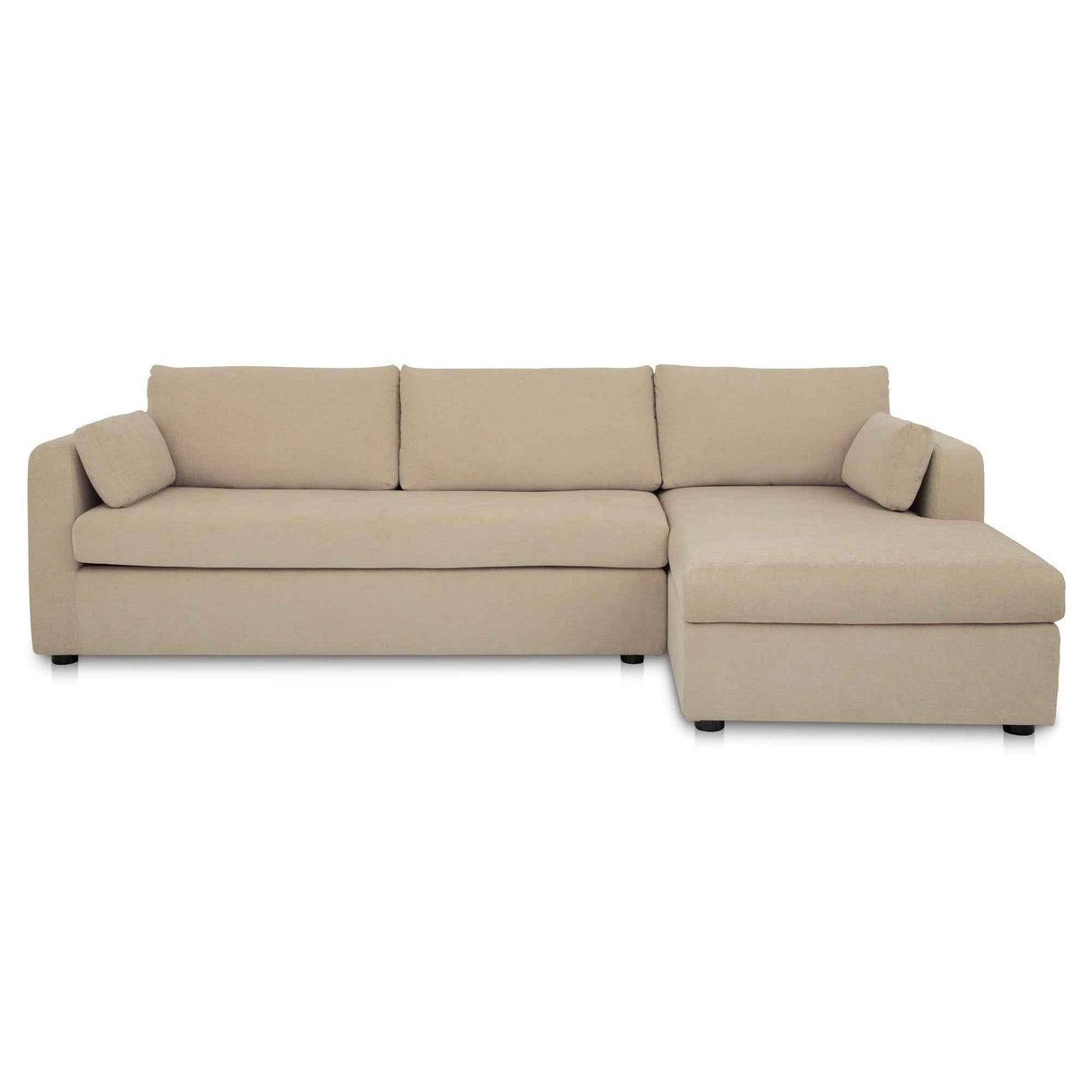Burrow Sand Sleeper Sectional With Right Storage Chaise by Moe's Home at Eve Furniture