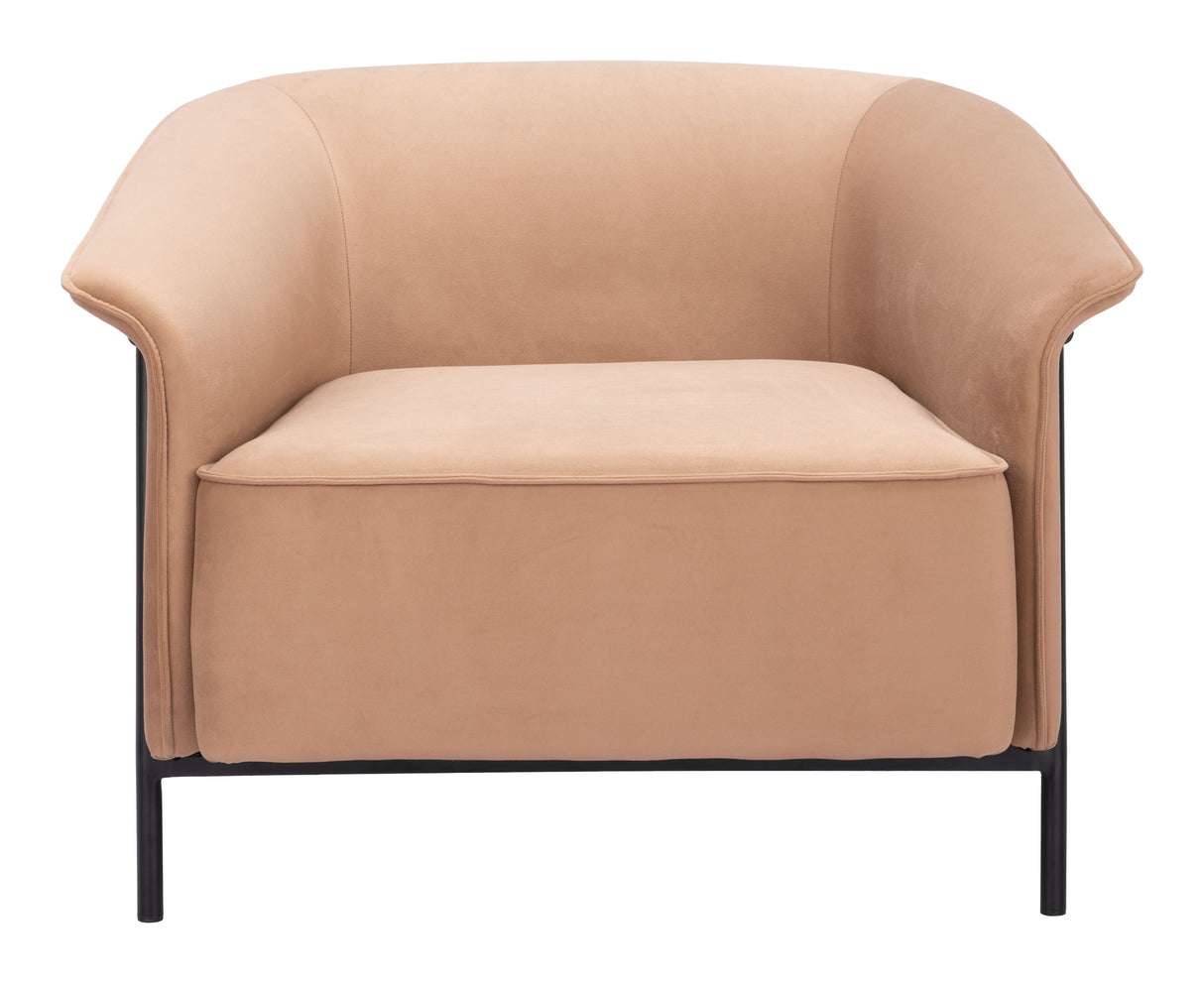 Burry Tan Accent Chair by Zuomod at Eve Furniture